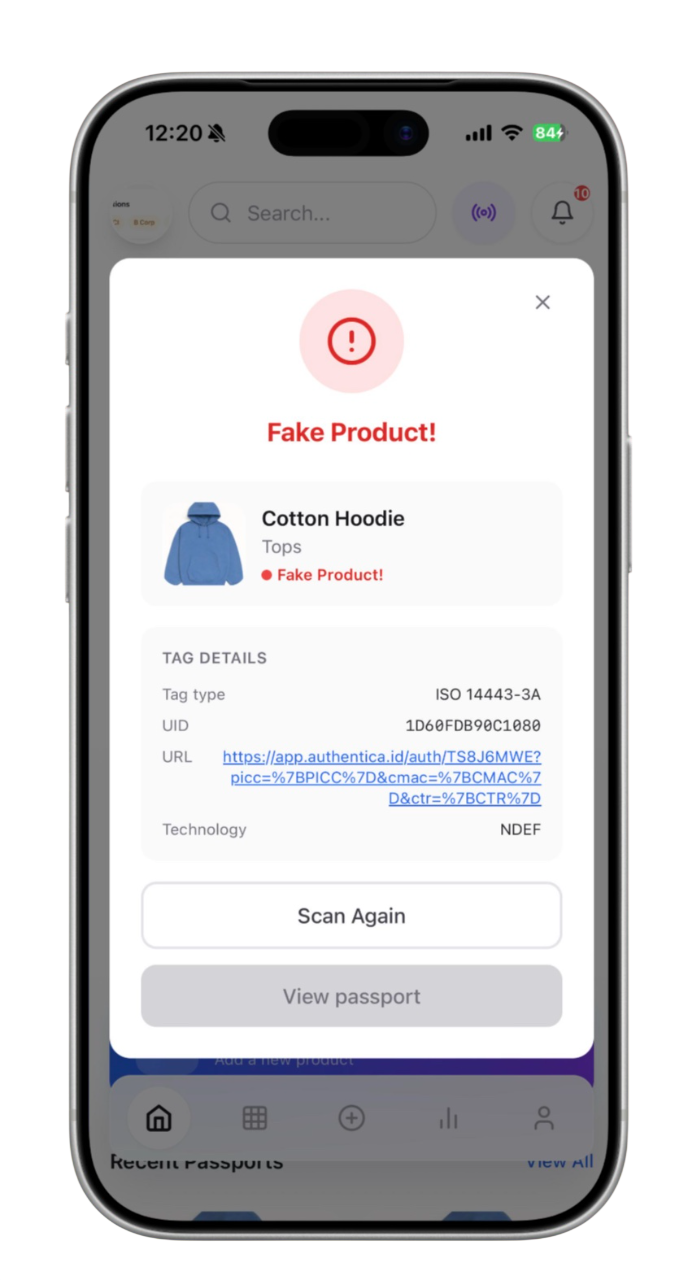 Authentica App - Details