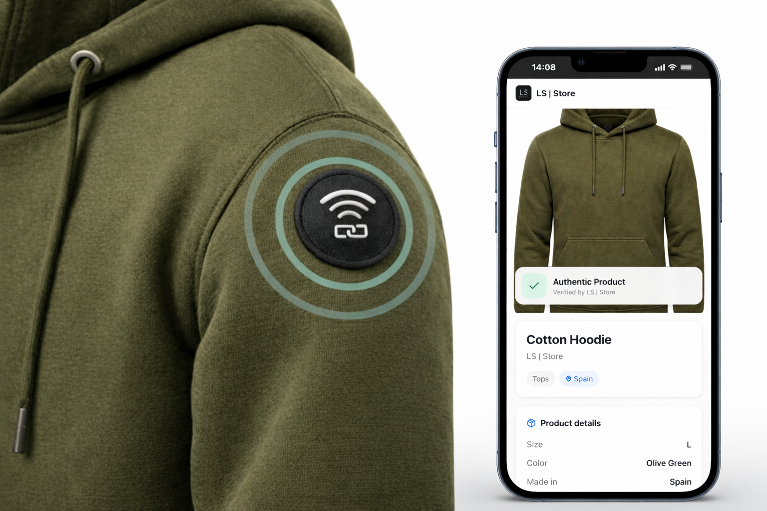Digital Product Passport on garment